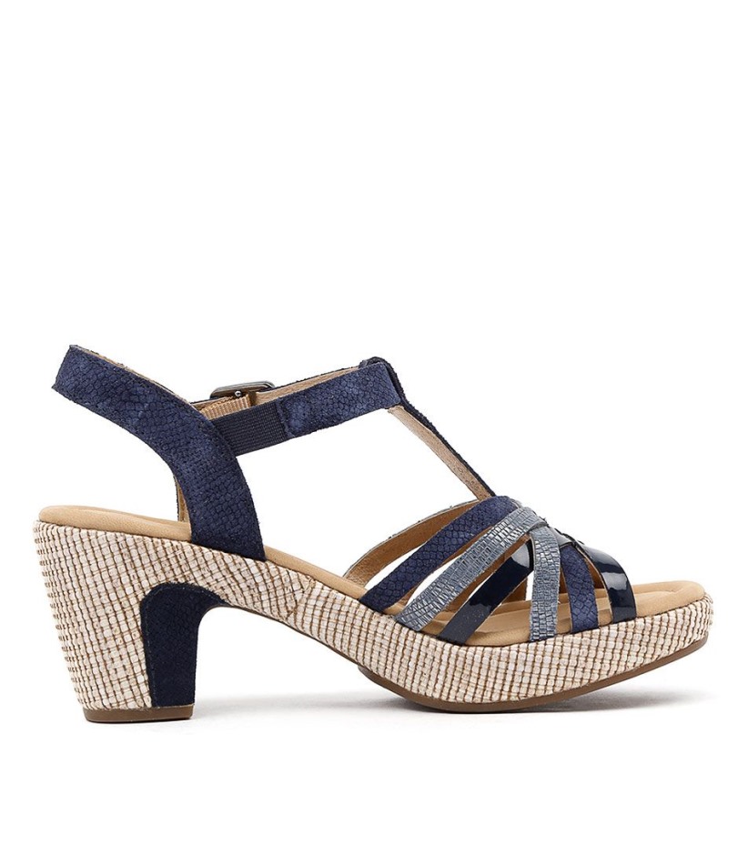 Gabor En Cuir Bleu Ryia | Exclusif